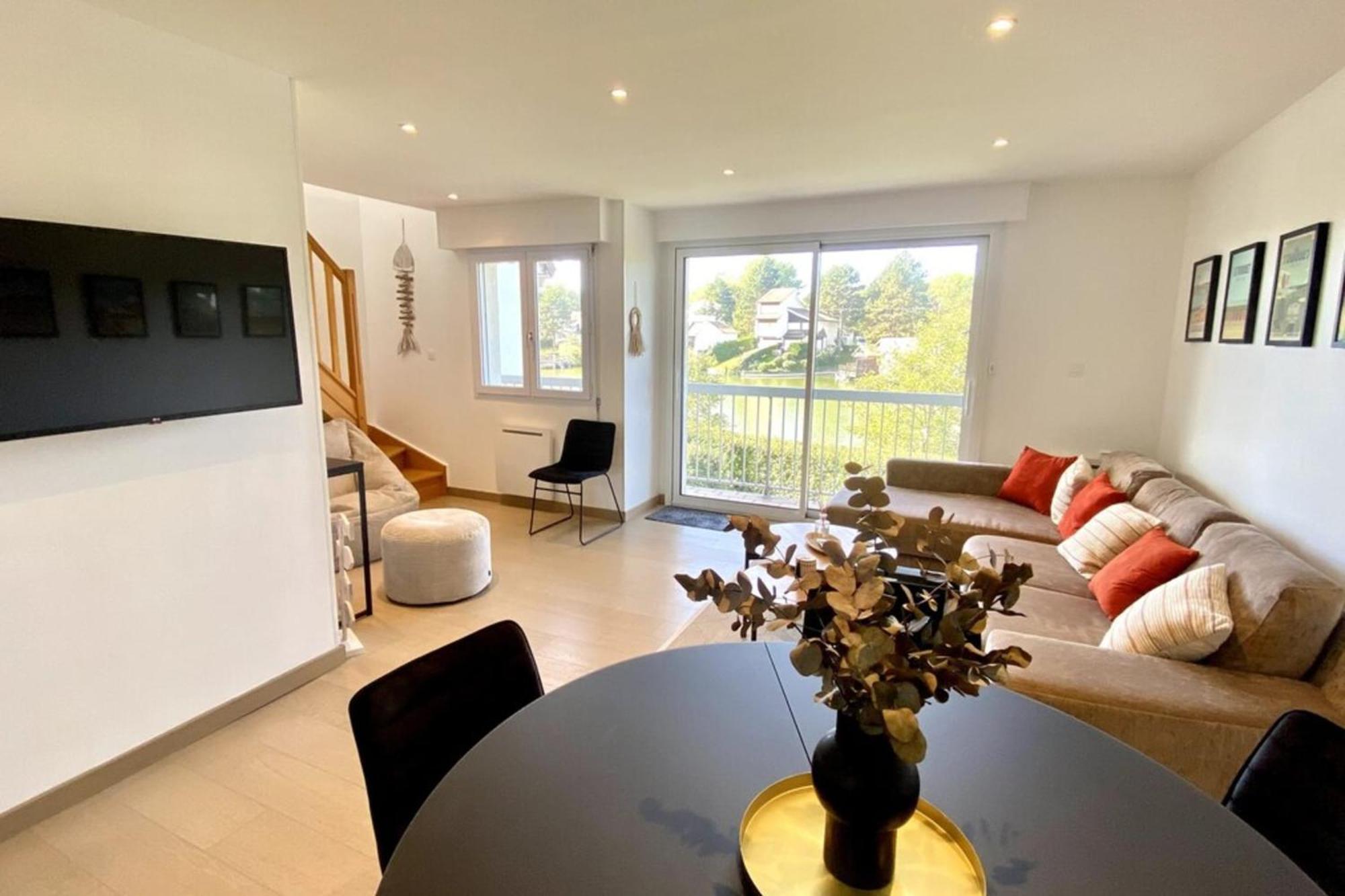 Superb Duplex With Lake View For 6 People Le Touquet Экстерьер фото