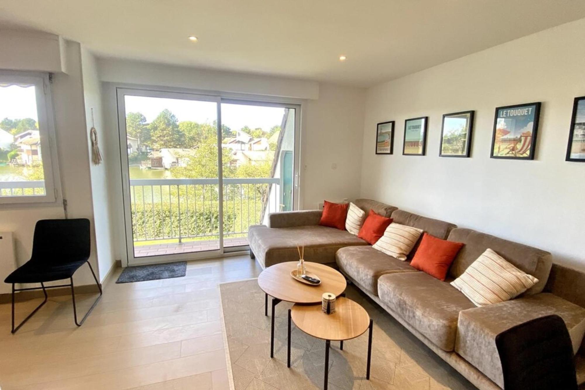 Superb Duplex With Lake View For 6 People Le Touquet Экстерьер фото