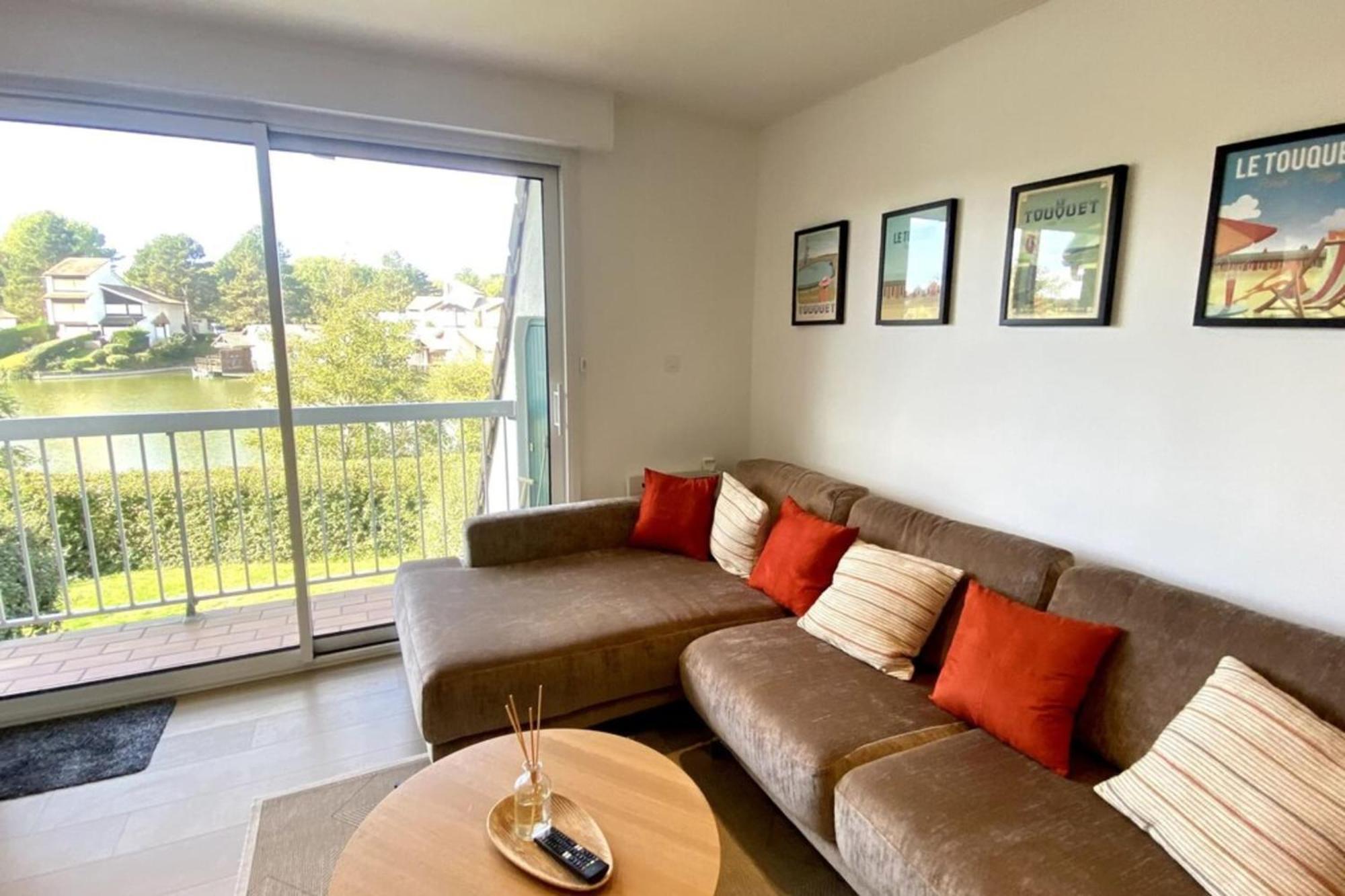 Superb Duplex With Lake View For 6 People Le Touquet Экстерьер фото